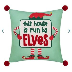 St. Nicholas Square Christmas Throw Pillow